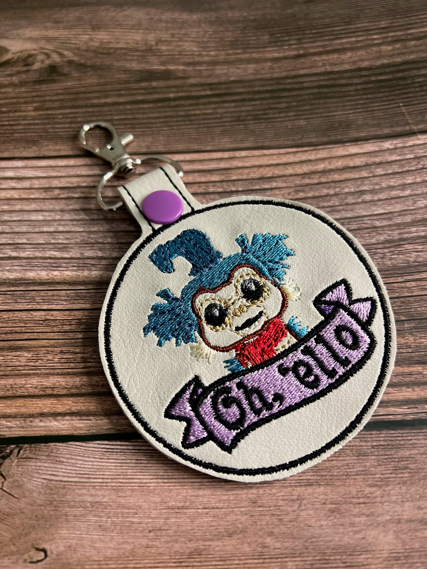 Labyrinth Worm Keychain